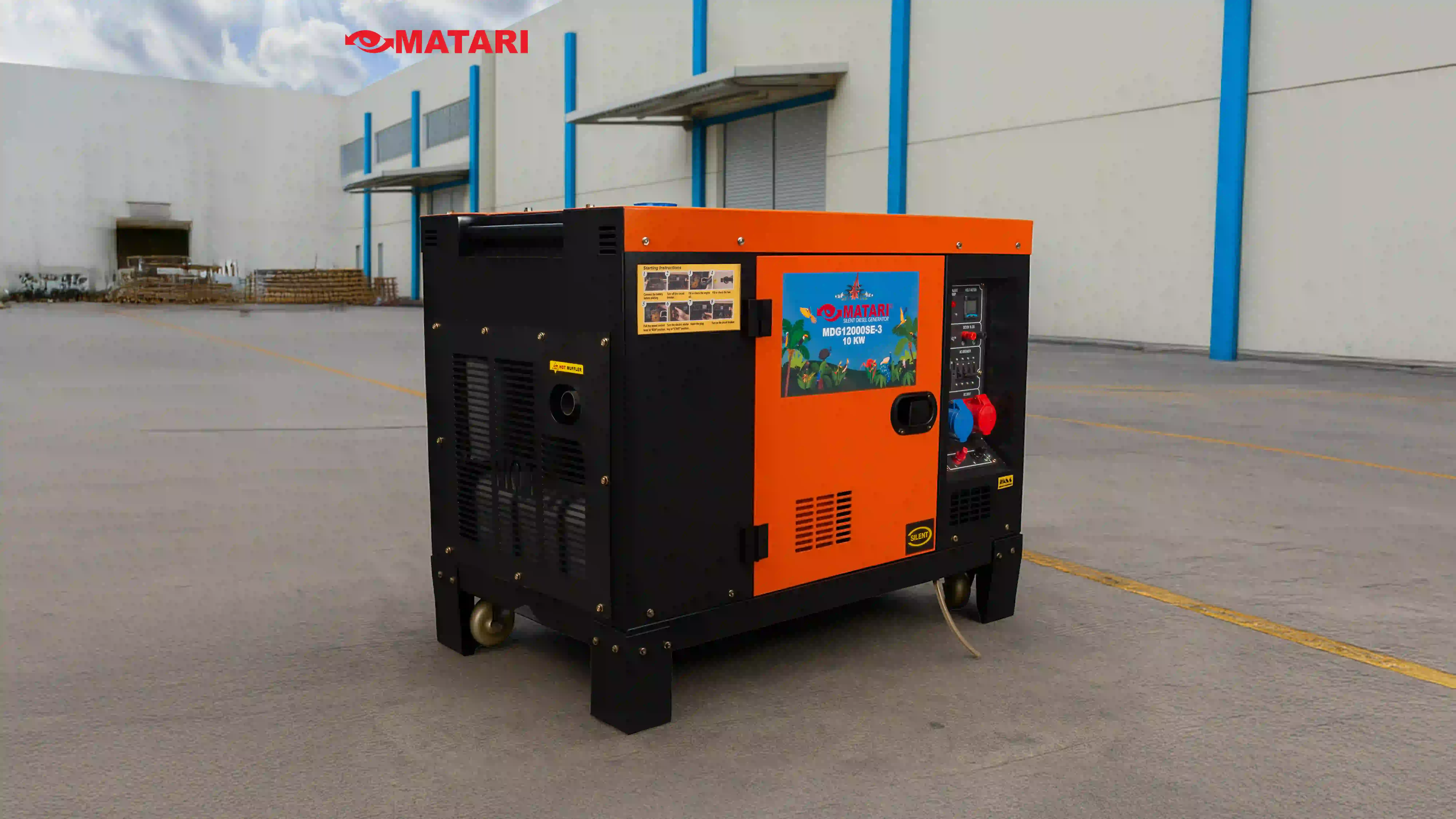 Silent Power Solusi: Genset Silent 10000 Watt Matari MDG12000SE Di Berbagai Area