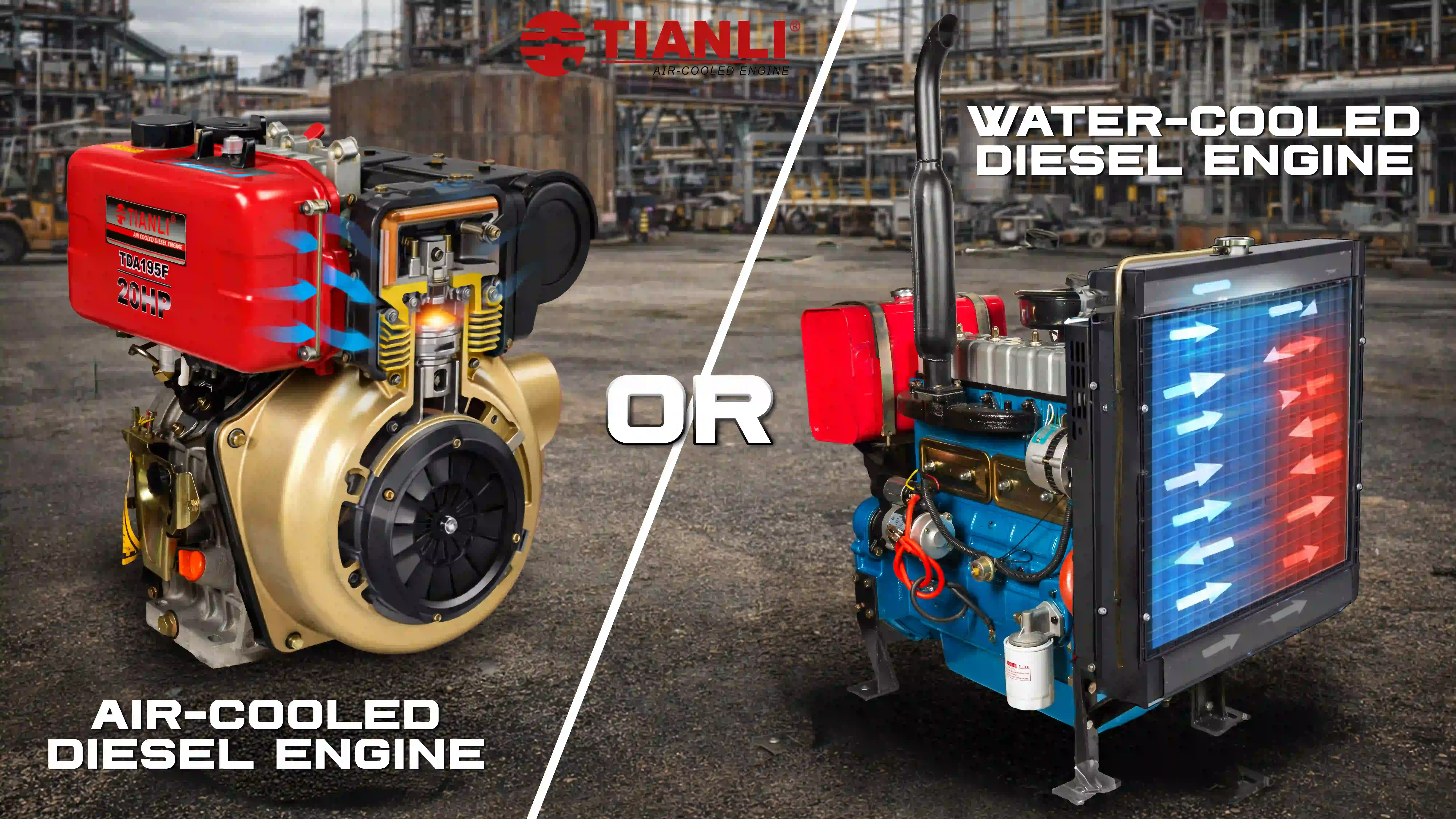 Perbedaan Mesin Diesel Air-Cooled dan Water-Cooled: Mana yang Lebih Tepat untuk Kebutuhan?