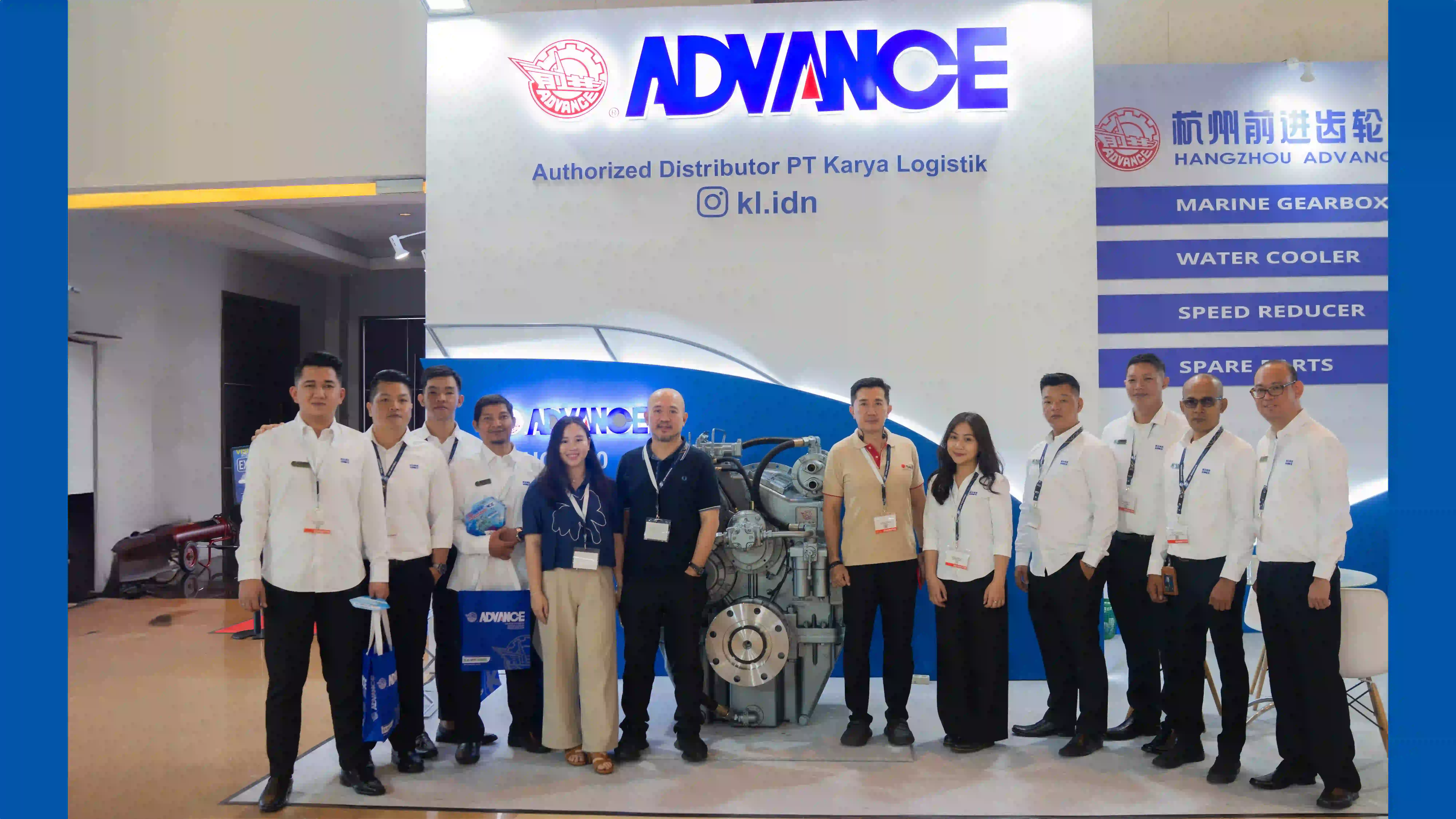 Attending Inamarine 2024 Jakarta, PT Karya Logistik Features Advance Marine Gearbox